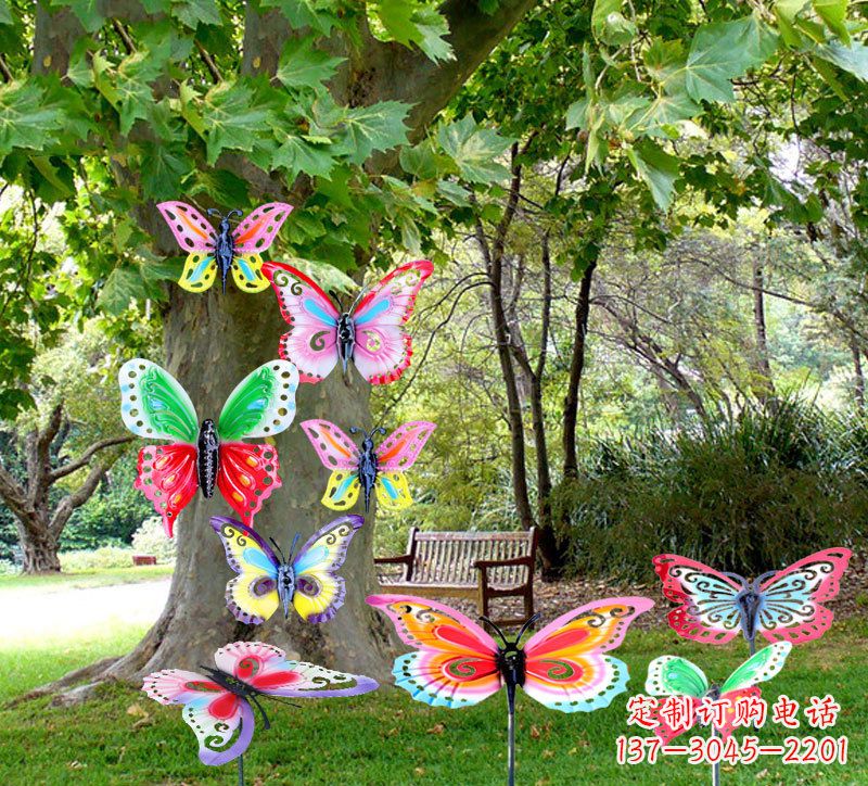 温州缤纷色彩的蝴蝶插挂件