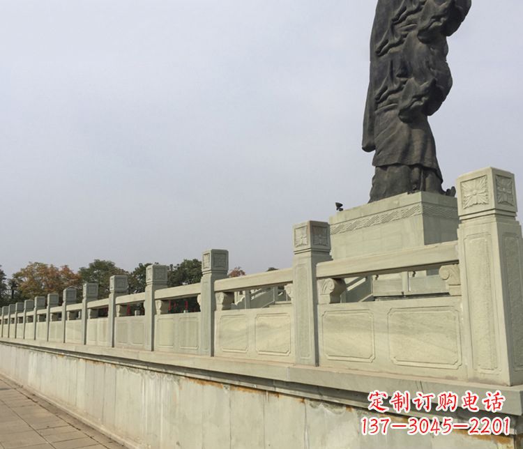 温州精美的护城河大理石栏板雕塑