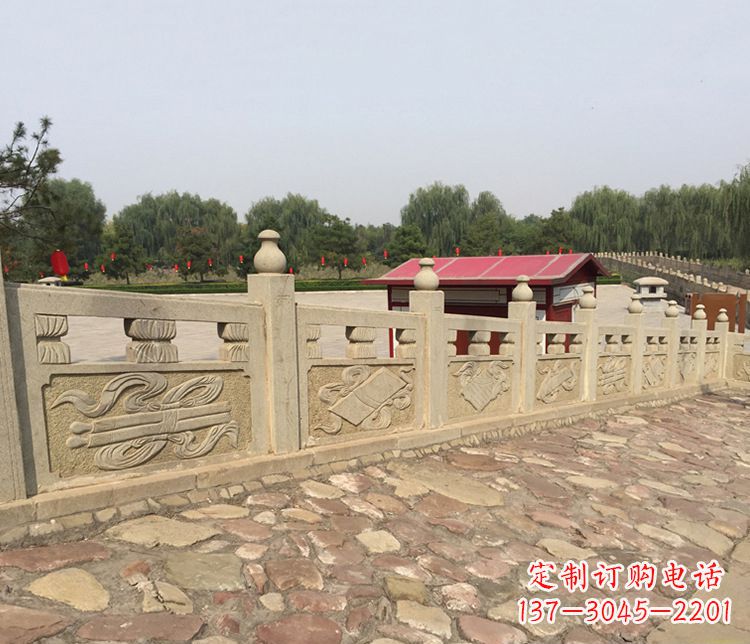 温州护城河大理石栏板雕塑