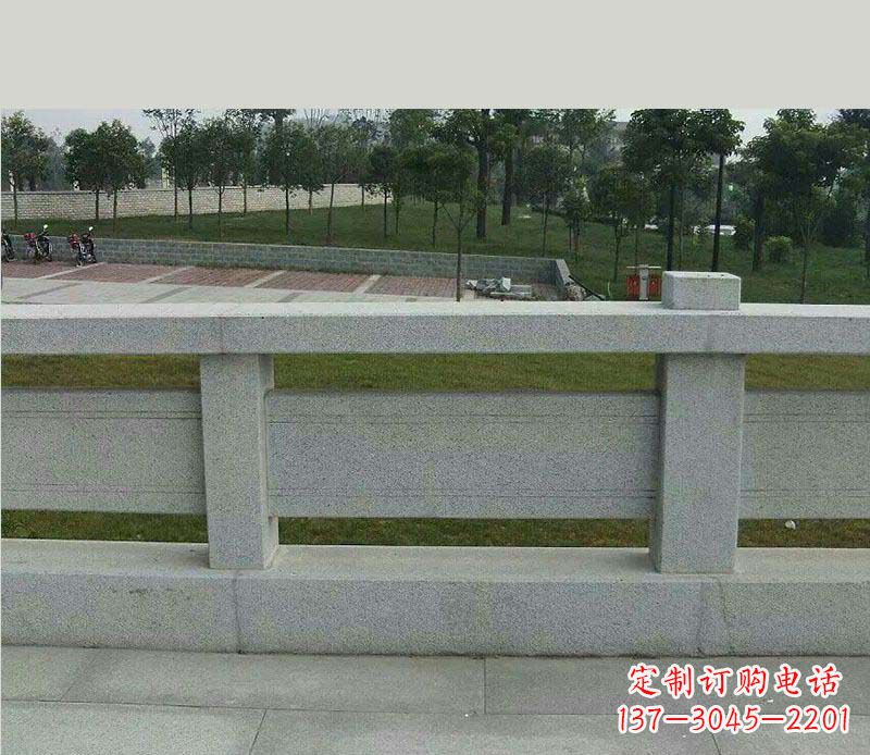 温州护城河大理石栏杆石雕_2