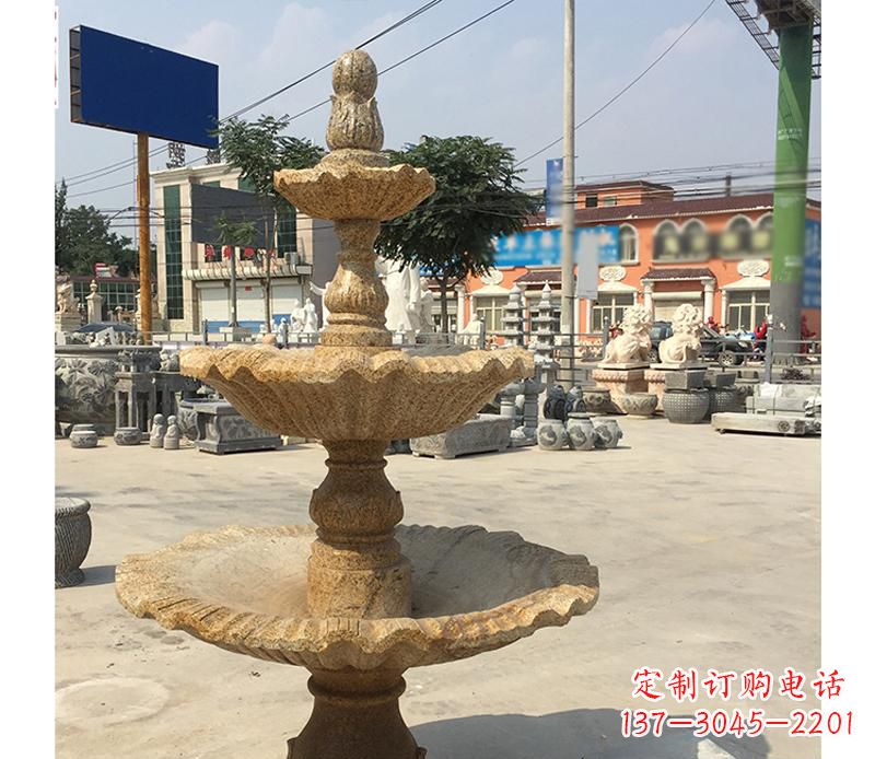 温州花岗岩双层景观喷泉