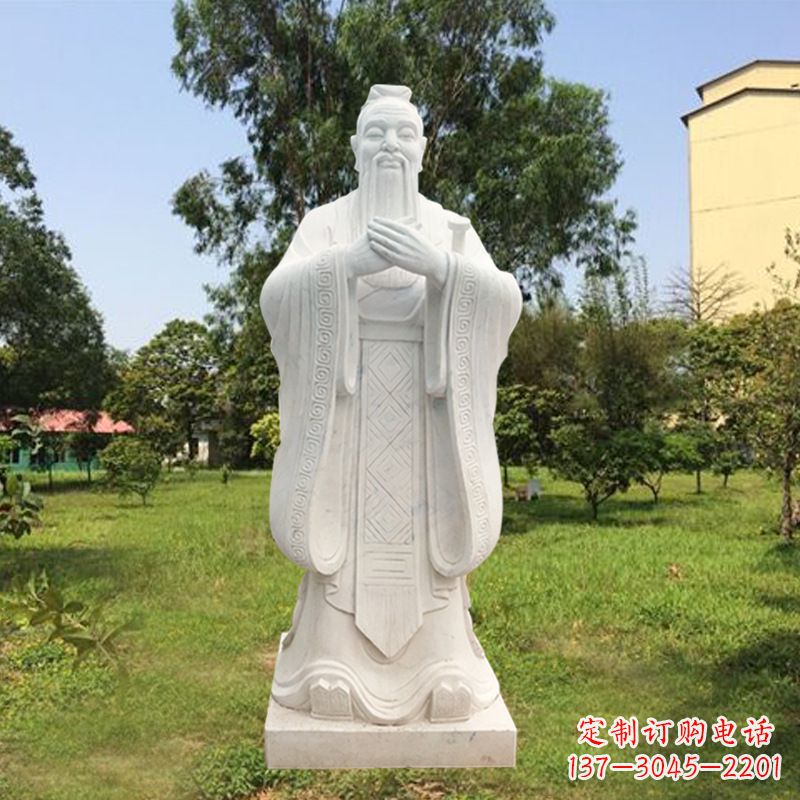 温州精雕细作,欣赏华师孔子雕塑