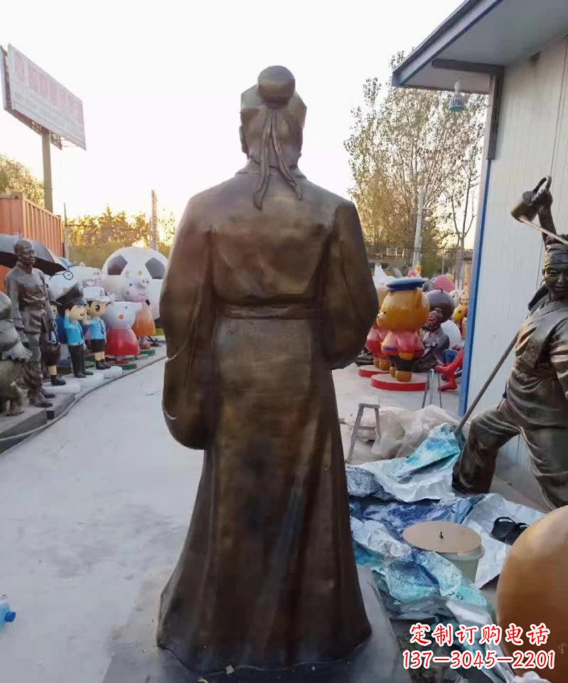 温州华佗名医铜雕