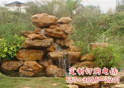 温州黄蜡石假山雕塑,古典美感与精细工艺的完美结合
