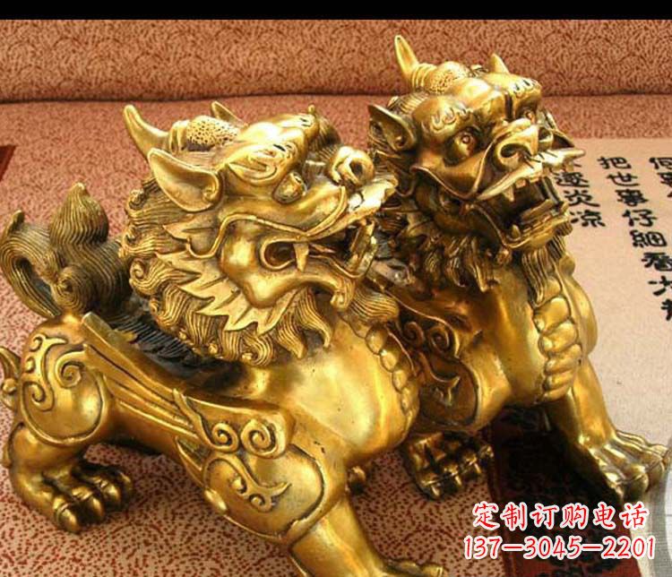 温州超级定制麒麟雕塑,尊享贵族尊贵