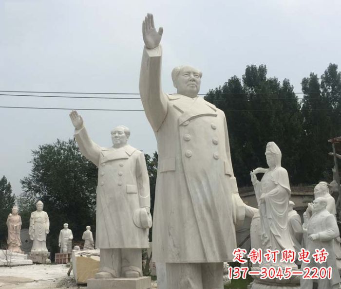 温州挥手毛主席校园伟人石雕