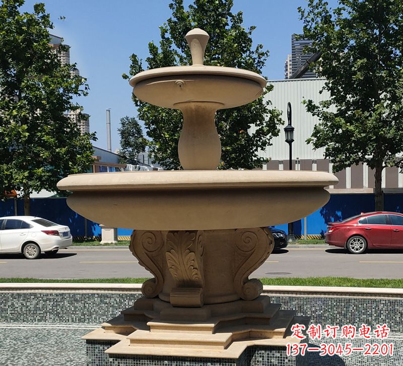 温州恵安石雕风水球-祈福家庭幸福