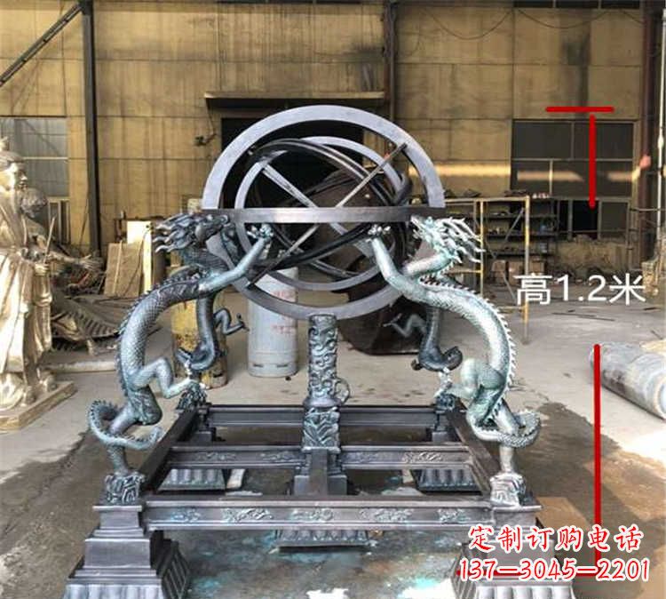 温州浑天仪古代仪器校园景观雕塑