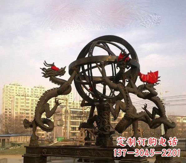 温州浑天仪铜雕:以精湛的手工雕刻出活生生的精美作品