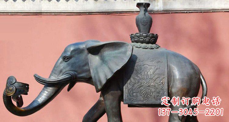 温州吉祥大象铜雕,匠心之作