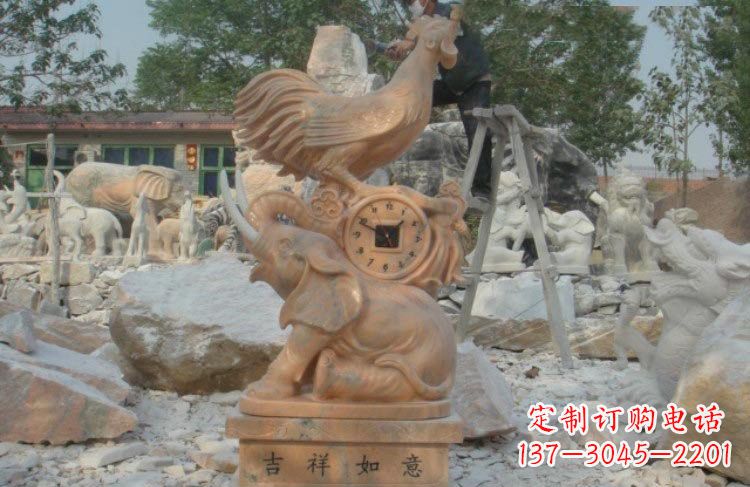 温州精美的公鸡石雕,带您回到传统