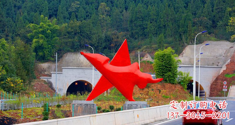 温州不锈钢五角星雕塑——把美好变成珍藏