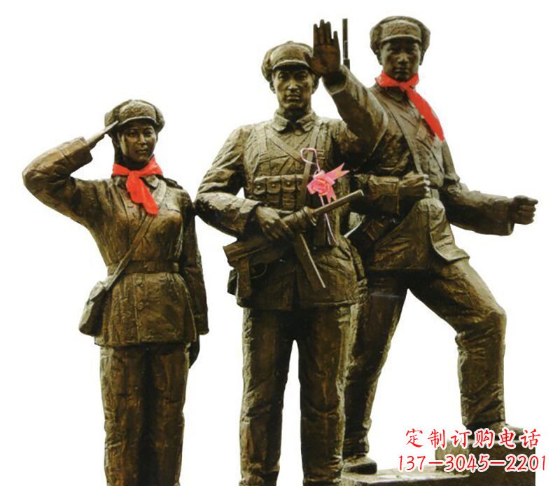 温州勇士战士雕塑,感受立于战场的英勇豪迈