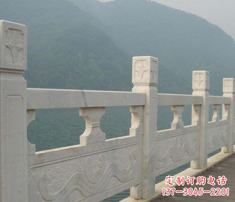 温州中领雕塑:景区大理石栏板石雕
