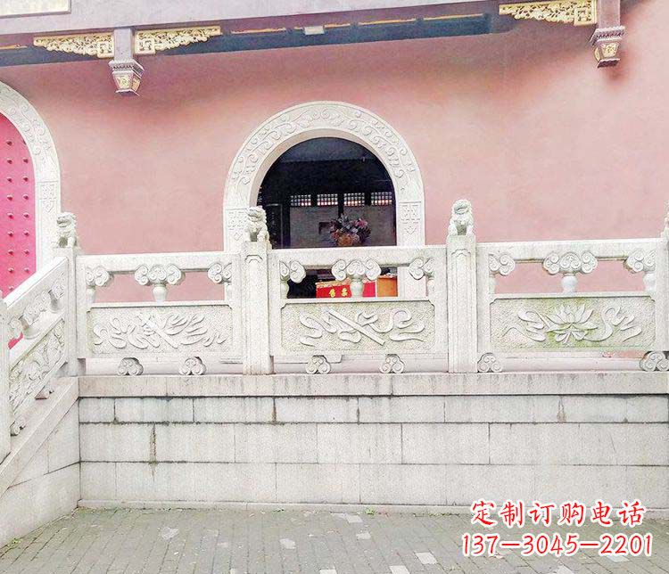 温州中领雕塑:大理石栏板雕塑