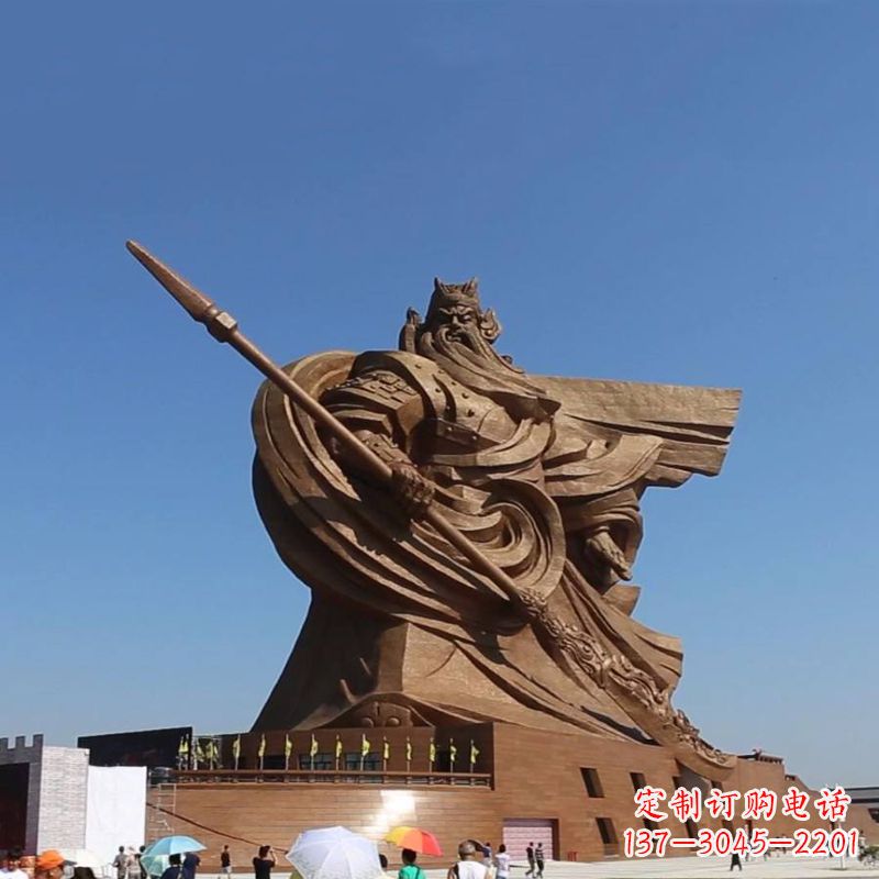 温州精美大型历史名人关公铜雕