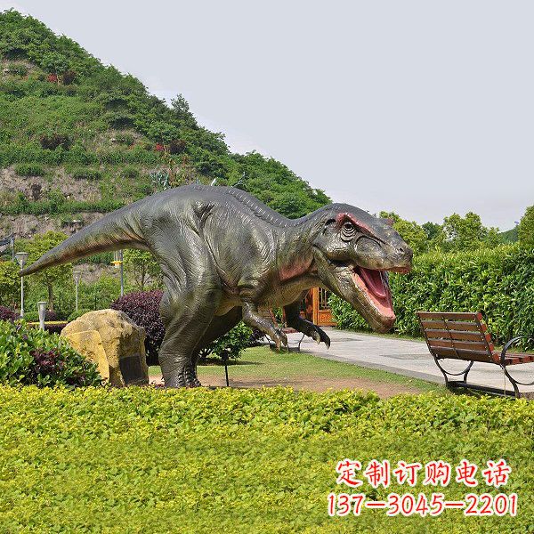 温州精美玻璃钢制霸王龙雕塑