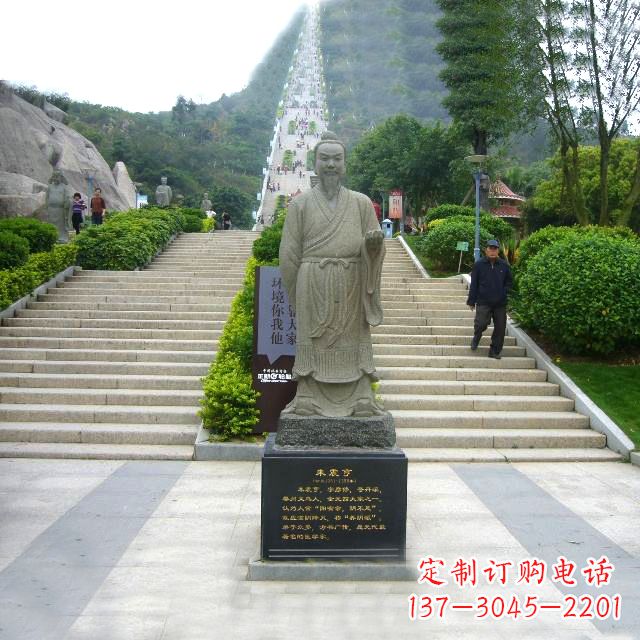 温州历史名人大理石雕塑