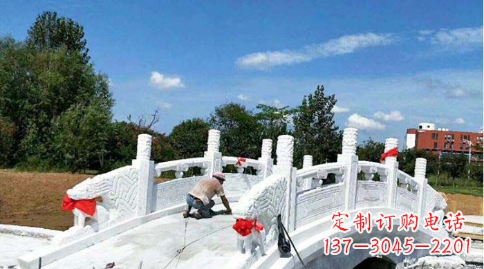 温州标题:领雕塑——最具艺术魅力的汉白玉石雕拱桥