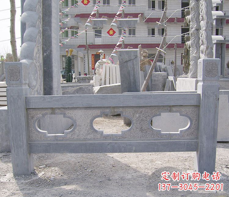 温州仿古栏板石雕——中领雕塑