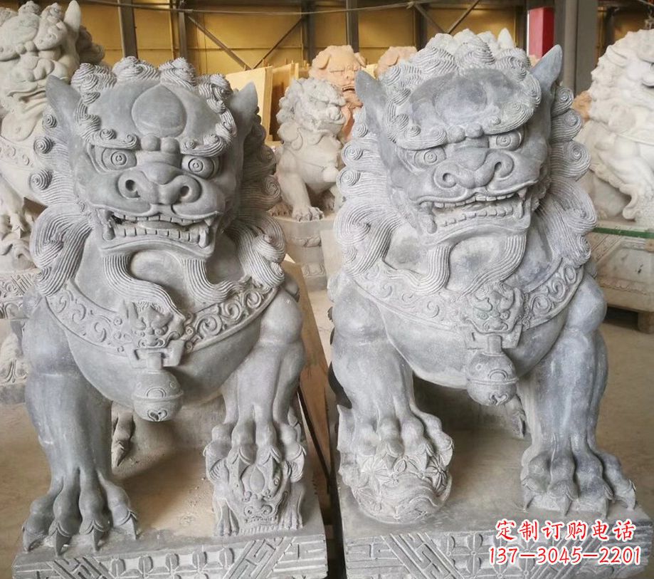 温州南方石狮子雕塑，传承古典工艺