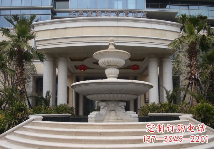 温州酒店景观大型喷泉石雕