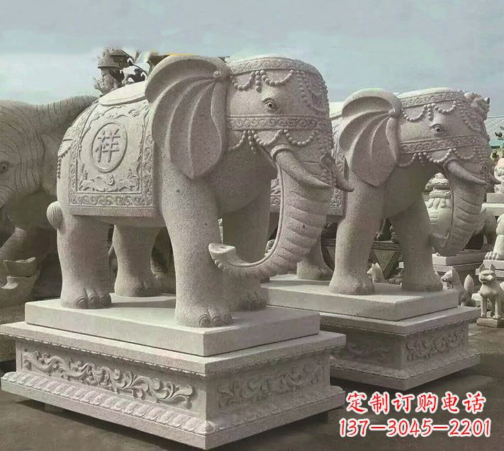 温州中领雕塑-大象雕塑定制