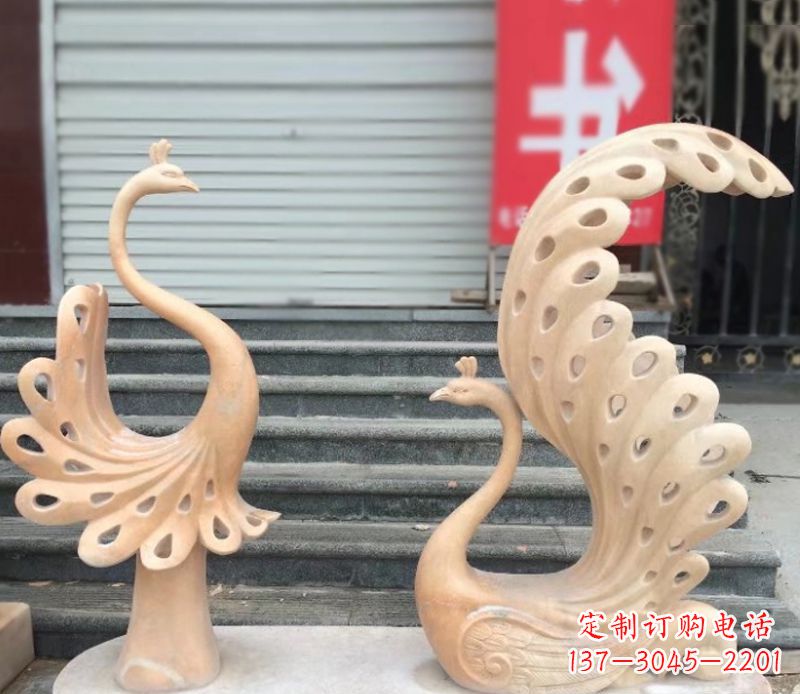 温州中领雕塑专业提供独特精致的孔雀石雕塑,以…