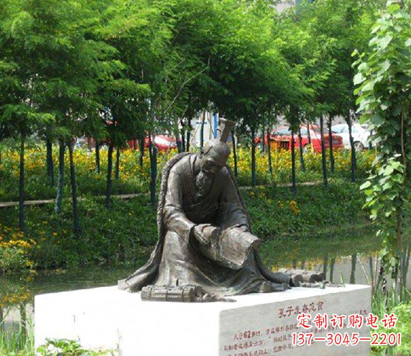 温州孔子雕塑,传承古代名人精神
