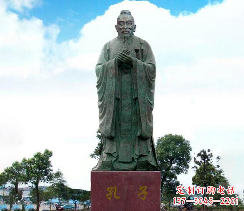 温州领雕塑:孔子雕塑尊崇传承