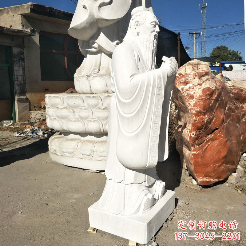温州用艺术雕刻一流品质体验传承历史的孔子石雕