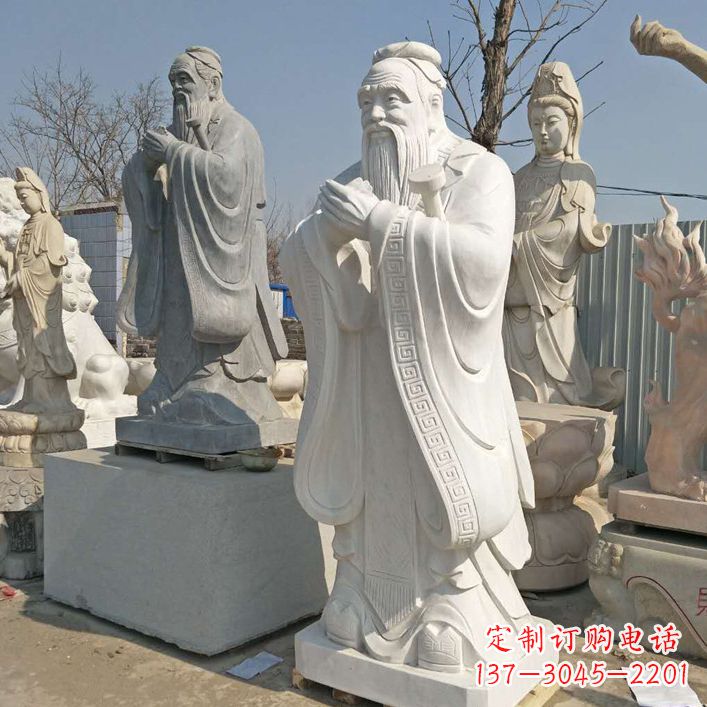 温州孔子铜雕