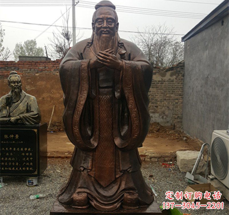 温州体现传统文化魅力精美孔子雕塑