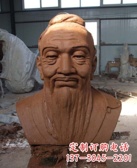 温州孔子雕像泥塑,品质保证