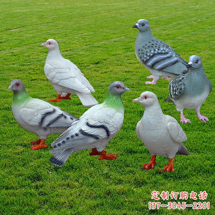 温州兰州和平鸽雕塑
