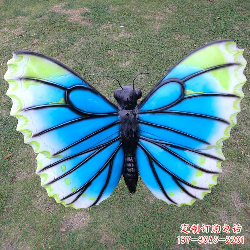 温州全新设计的蝴蝶雕塑仿真摆件
