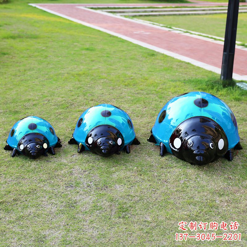 温州中领雕塑青蓝瓢虫雕塑是一款独特而又精致的…