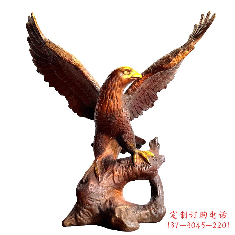 温州中领雕塑推出的老鹰展翅铜雕绝对是一件可以…