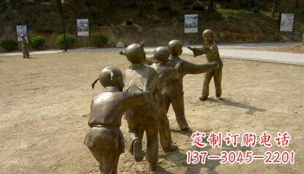 温州珍贵传统,中领雕塑老鹰抓小鸡铜雕