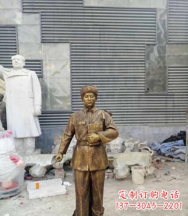 温州雷锋雕塑，传承志愿精神