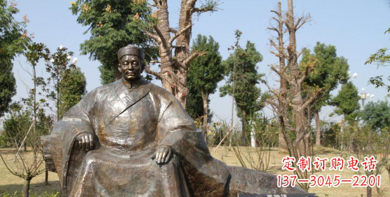 温州中领雕塑以古代名人铜雕艺术为主要产品,秉…