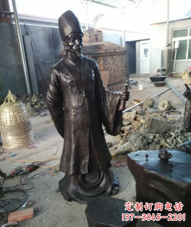 温州精美雕塑,展现古代名医李时珍的传奇