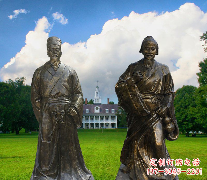 温州传承古代名人——华佗雕塑