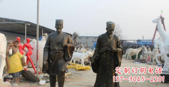温州复兴古艺,海归精品—李时珍铜雕
