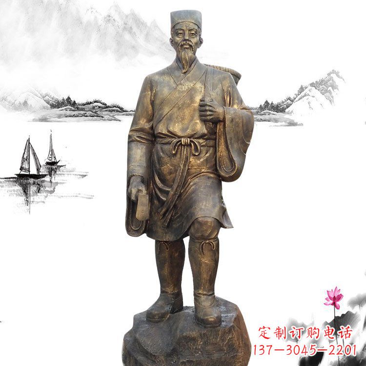 温州精美李时珍雕塑,为您的生活增添更多艺术色彩