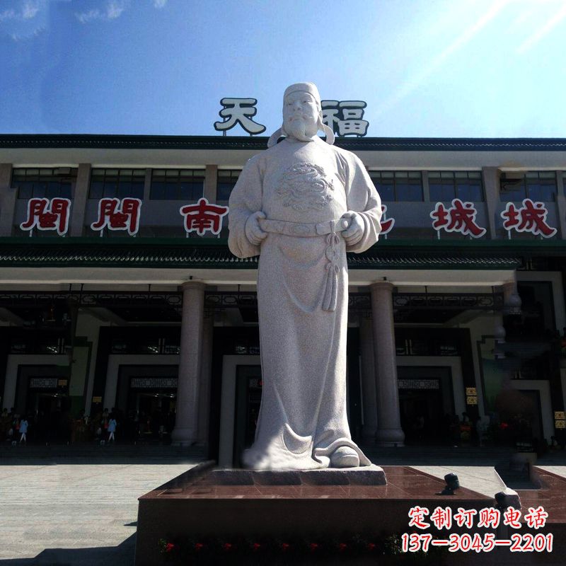 温州喜迎百年李世民白玉雕像