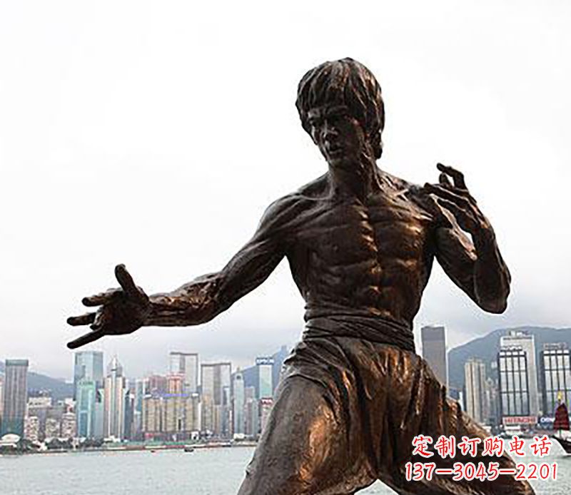温州李小龙铜雕,为您展现明星的精彩!