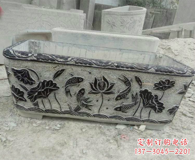 温州浮雕仿古式水缸雕塑，令人惊艳