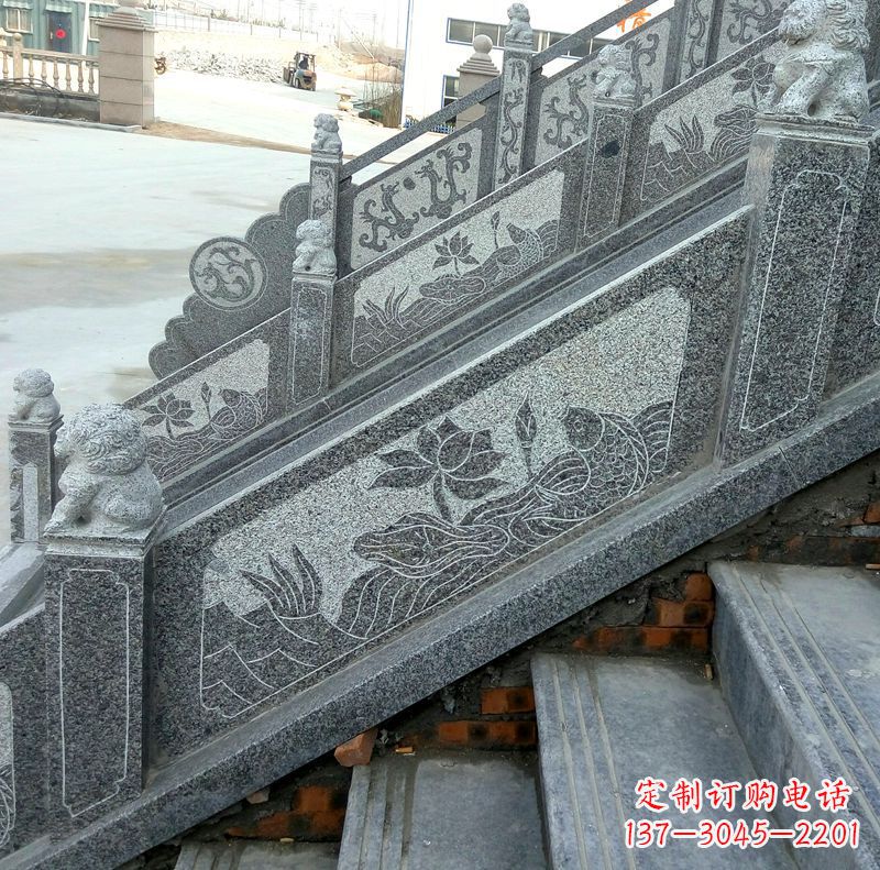 温州青石栏板雕塑—精湛工艺的完美展示
