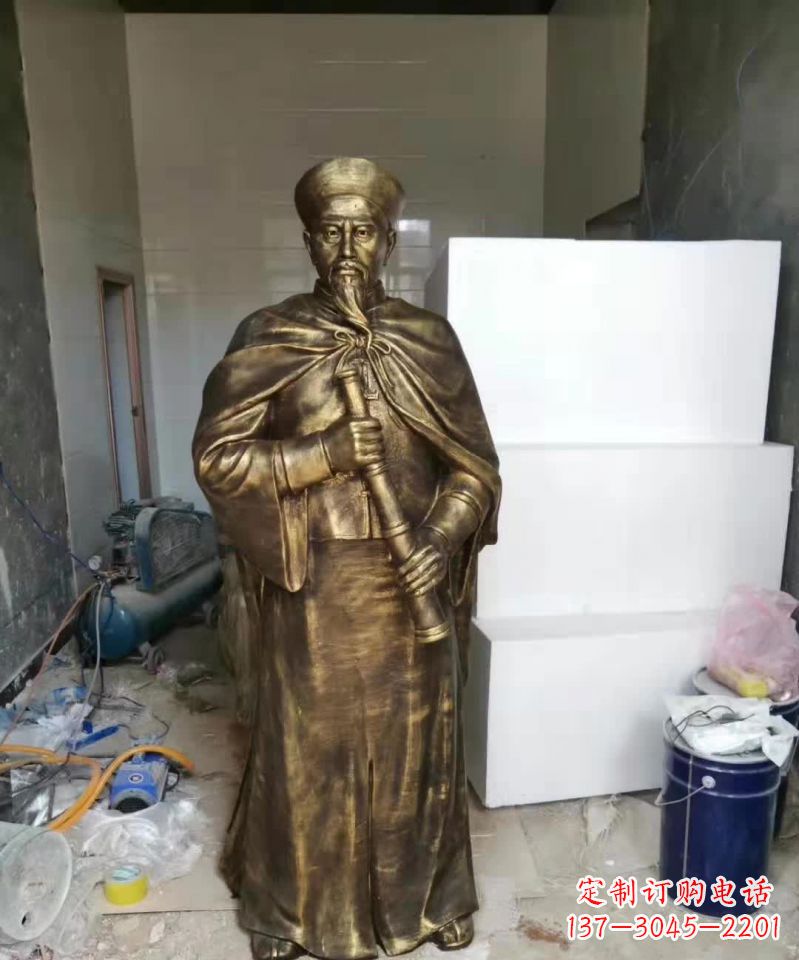 温州荣耀中国历史人物——林则徐铜雕